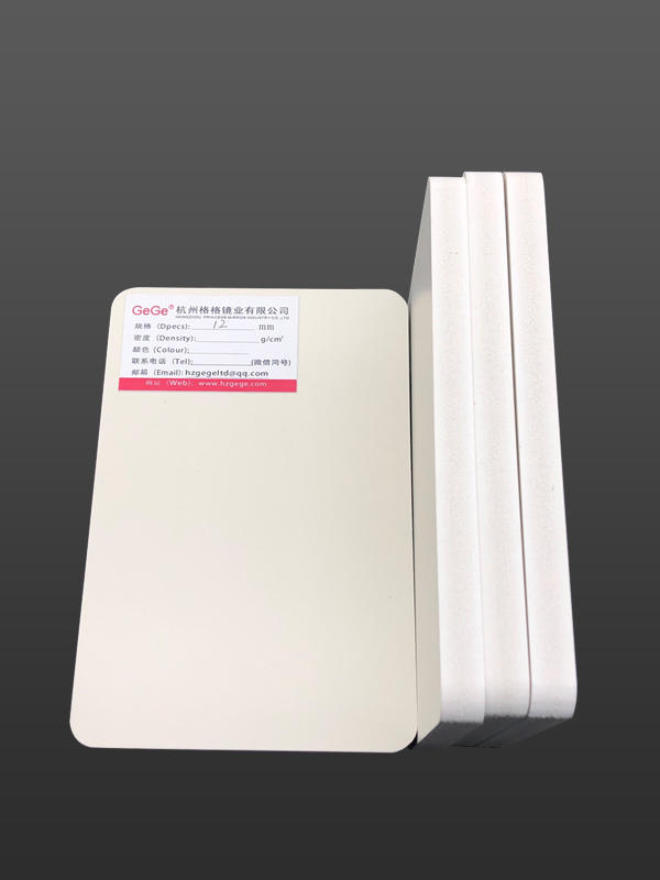 12MM vodootporne ekspandirane bijele PVC Celuka ploče i ploče od pjene